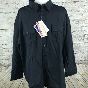 Men’s Blauer Uniform Shirt Size 21.5-34/35 Navy